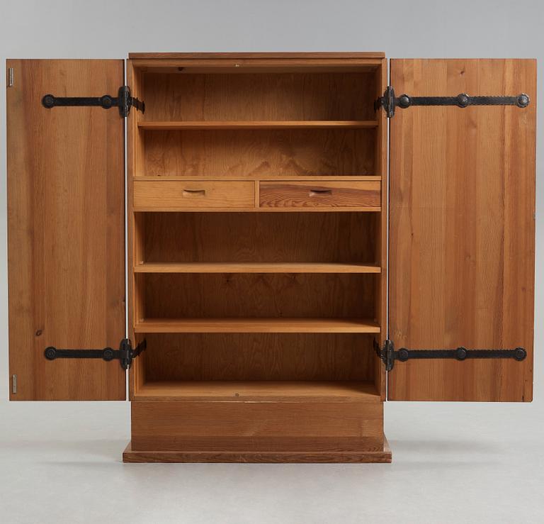 Axel Einar Hjorth, An Axel Einar Hjorth stained pine cabinet, 'Lovö', Nordiska Kompaniet, 1930's.