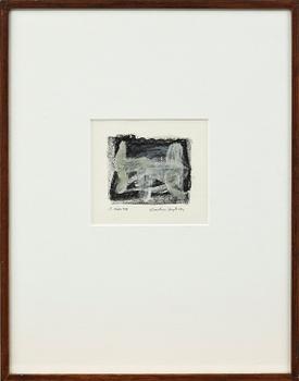 OLAV CHRISTOPHER JENSEN, blandteknik, sign. o dat. "21 mars 1988".