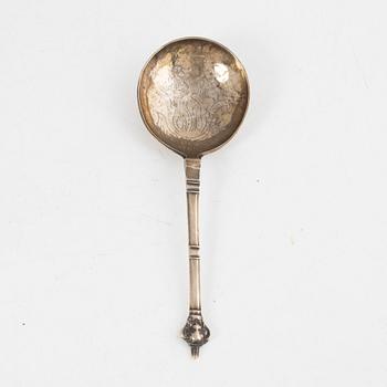 Christoffer Bauman, sked, silver, Hudiksvall 1784.