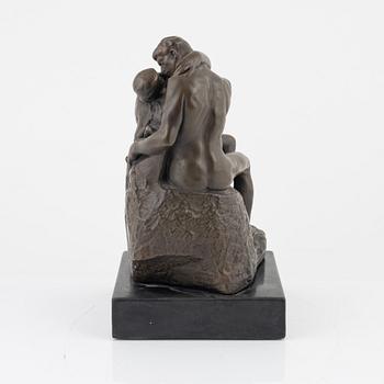 Auguste Rodin, efter. Skulptur, bemålad konstmassa, 1900-talet.
