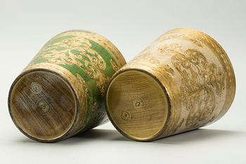 PAPPERSKORGAR, 2 st, märkta Florence, Italien.