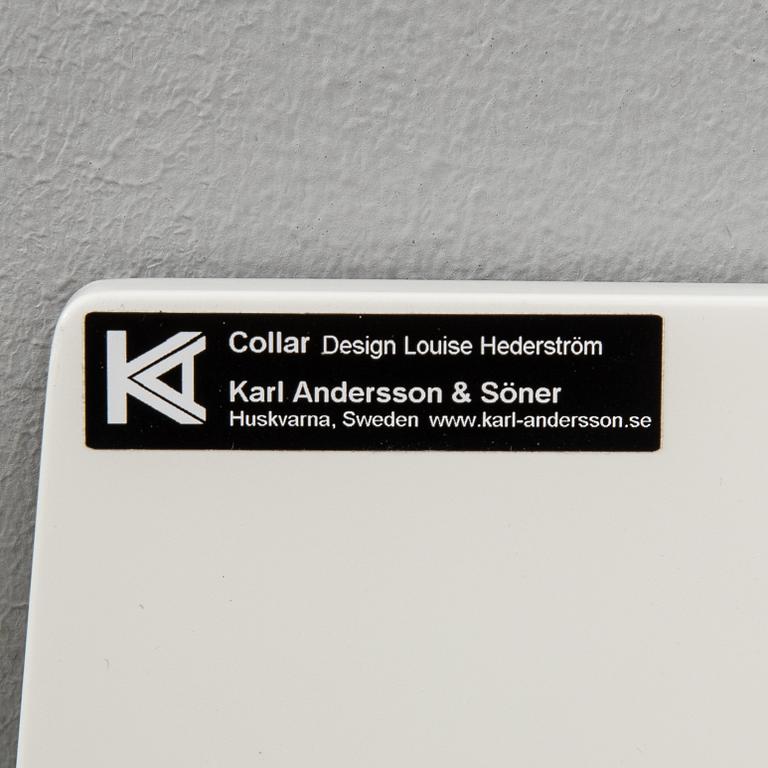 Louise Hederström newspaper racks 2 pcs "Collar" for Karl Andersson & Söner 2000s.