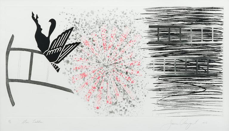 JAMES ROSENQUIST, etsning och akvatint, signerad, numrerad, 24/78, och daterad 1978.