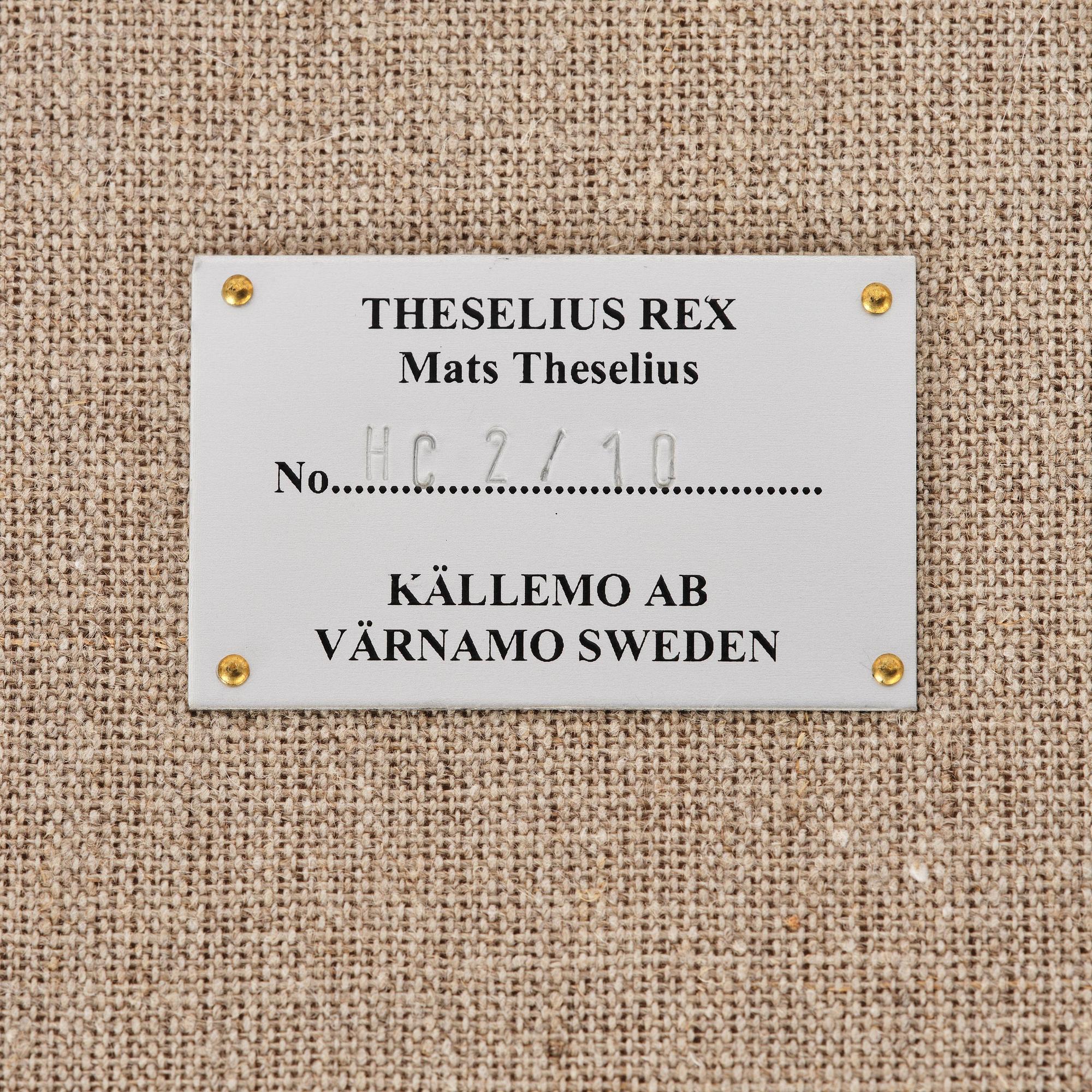 Mats Theselius, fåtölj, "Rex", ed. HC 2/10, Källemo, Värnamo, efter 1995.