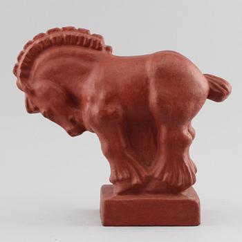 SKULPTUR, keramik, signerad BA, 1900-talets andra hälft.