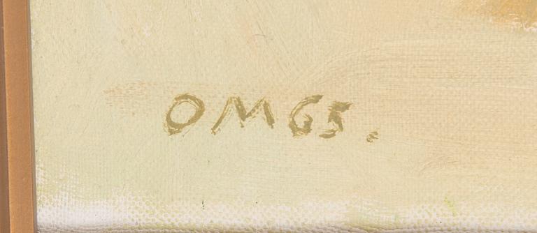 Olli Miettinen, oil on canvas, signed and dated-65.