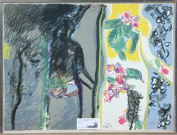 IGGE KARLSSON, litografi, sign, dat -74 o nr 66/260.