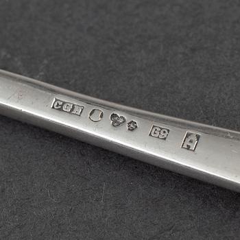 24 psc silver cutlery 'Diplomat',  CG Hallberg, Stockholm 1950s.