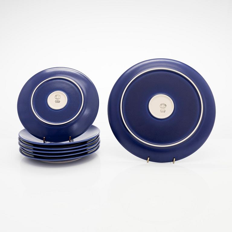 A 21 piece Swedish Höganäs ceramic service, late 20th century.