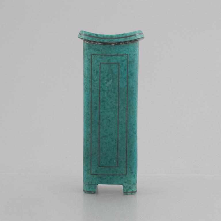 Wilhelm Kåge, a stoneware 'Argenta' vase, Gustavsberg.