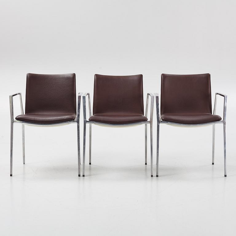 Johannes Foersom & Peter Hiort-Lorenzen, a set of three 'Archai' armchairs from Lammhults.