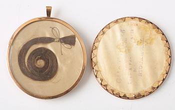 Jacob Axel Gillberg, ”Thomas Anders Aspelin” (1767-1836) & hos wife ”Lovisa Aspelin” née Dybeck (1780-1854).