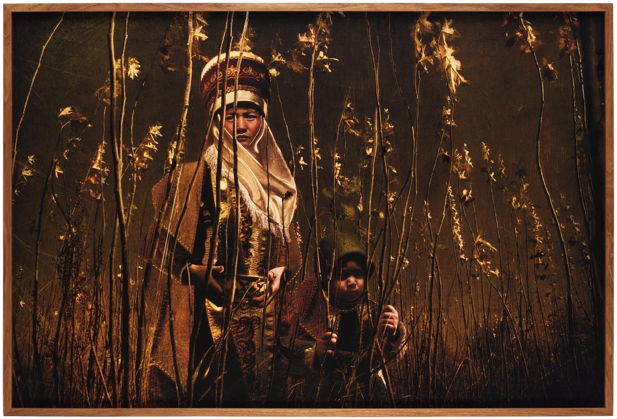 Cooper & Gorfer, "Shola and Islam in a Field of Newly Planted Trees", 2010.