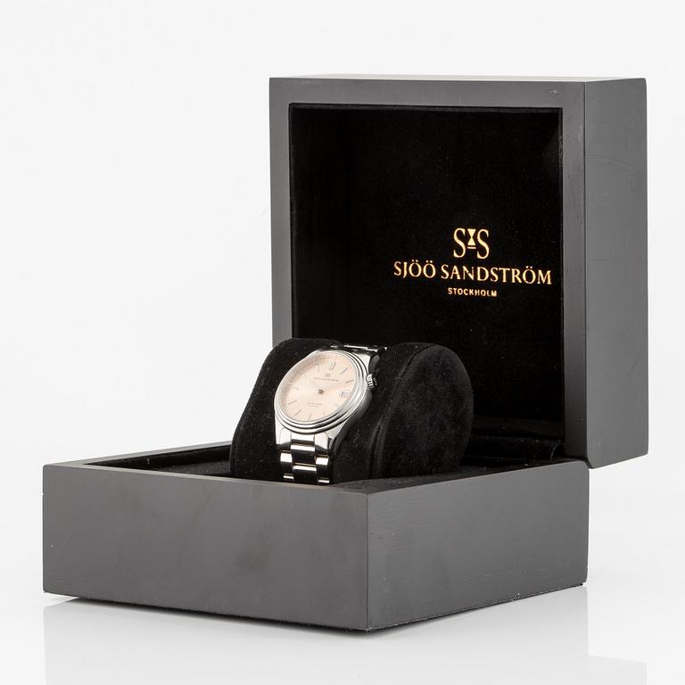 Sjöö Sandström, Royal Steel Classic, wristwatch, 36 mm.