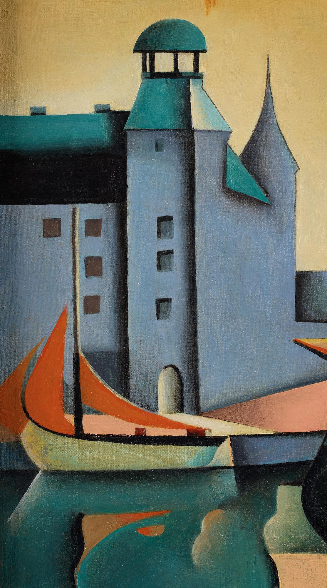 Bo von Zweigbergk, "Malmö hamn" (Malmö harbour).