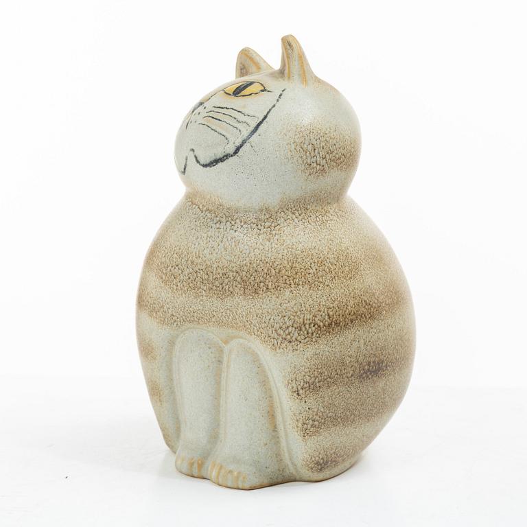 Lisa Larson, a figurine of a cat, K-studion, Gustavsberg.
