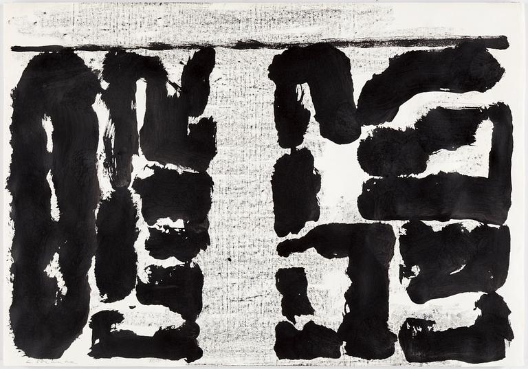 LARIS STRUNKE, Tusch, signerad.