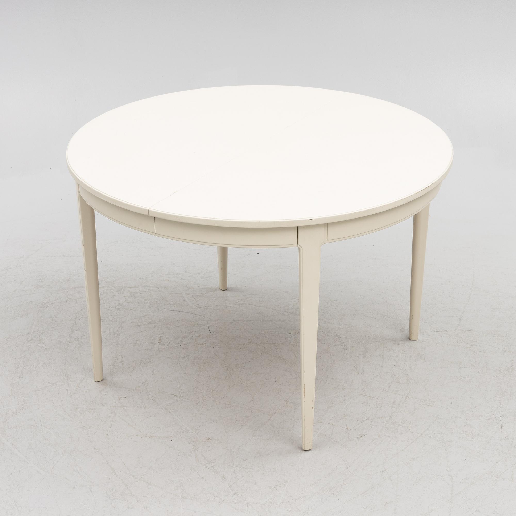Carl Malmsten, a 'Herrgården' dining table, Bodafors, second half of the 20th Century.