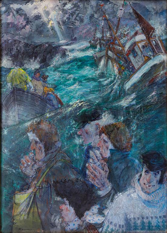 Eerik Haamer, Fishing boat convoy.