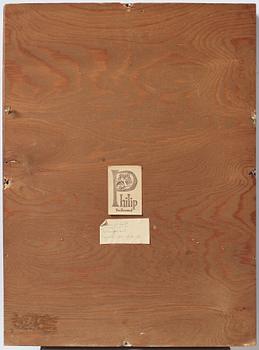 Del av kista, Egypten, Romersk period ca år 126-251 e Kr.