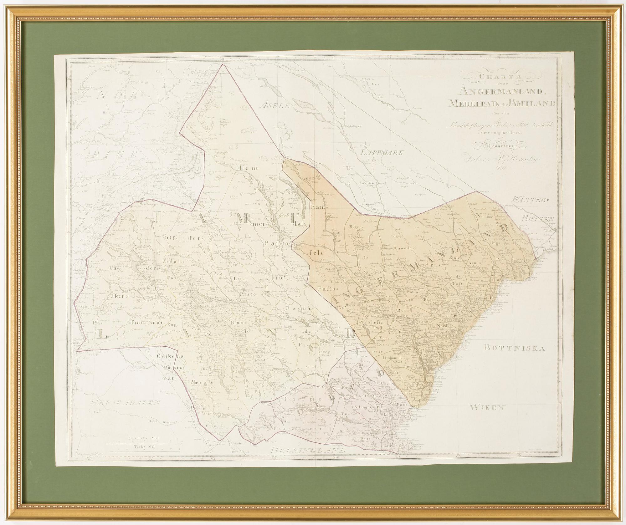 OKÄND KONSTNÄR 1700/1800-TAL. 2 st. Kolorerade kopparstick.
