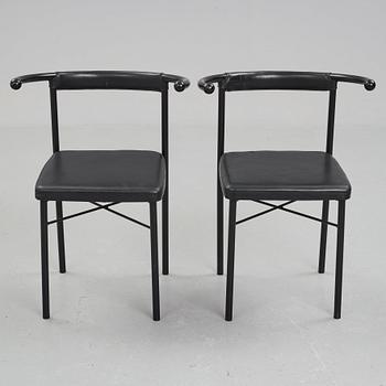 Jonas Bohlin, "Point", stolar, 8 st, Källemo AB, Värnamo, efter 1985.