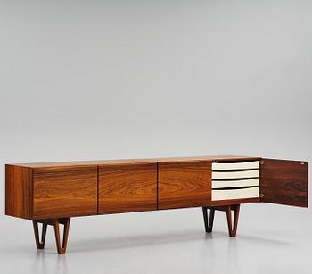 Ib Kofod-Larsen, a rosewood veneered sideboard model "501" from the "Ib 500" series, Seffle Möbelfabrik, Sweden, 1960s.