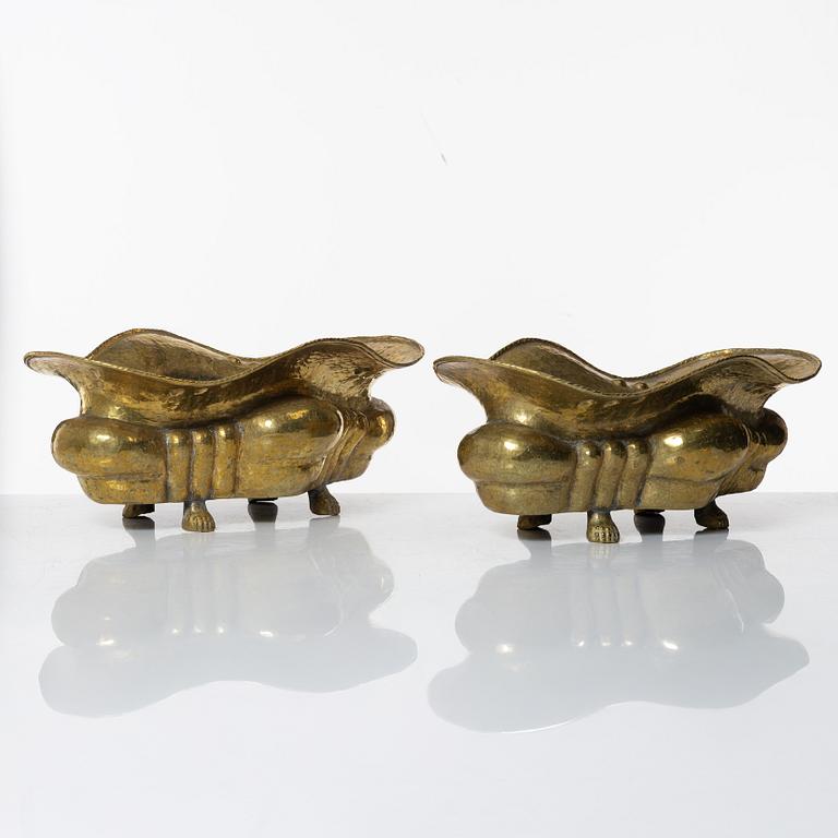 Jardiniärer, ett par, Italien, 1900-tal.