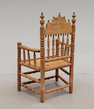 KARMSTOL, renässansstil, 1800-talets mitt.