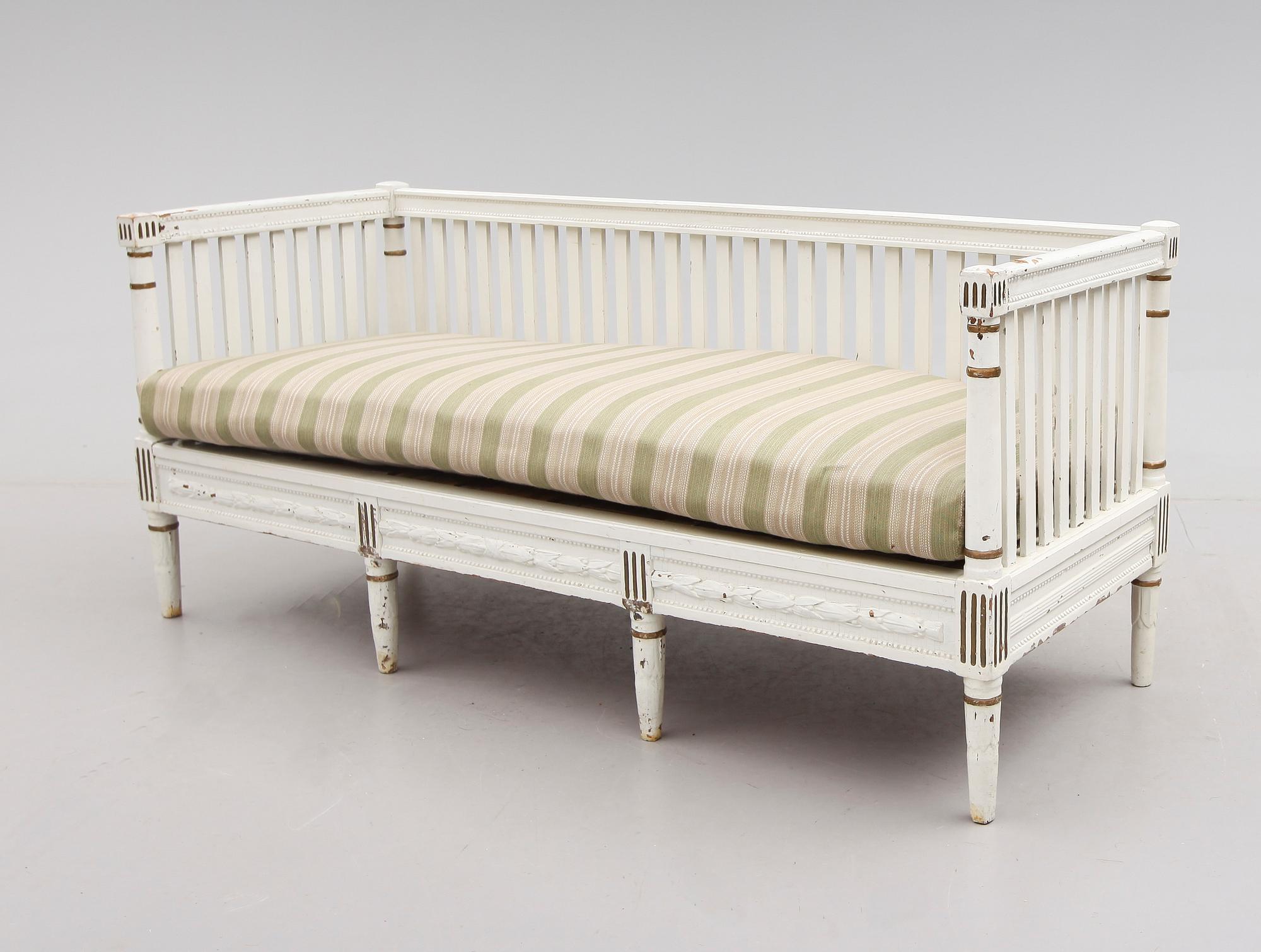 SOFFA, gustaviansk, 1700-talets slut.