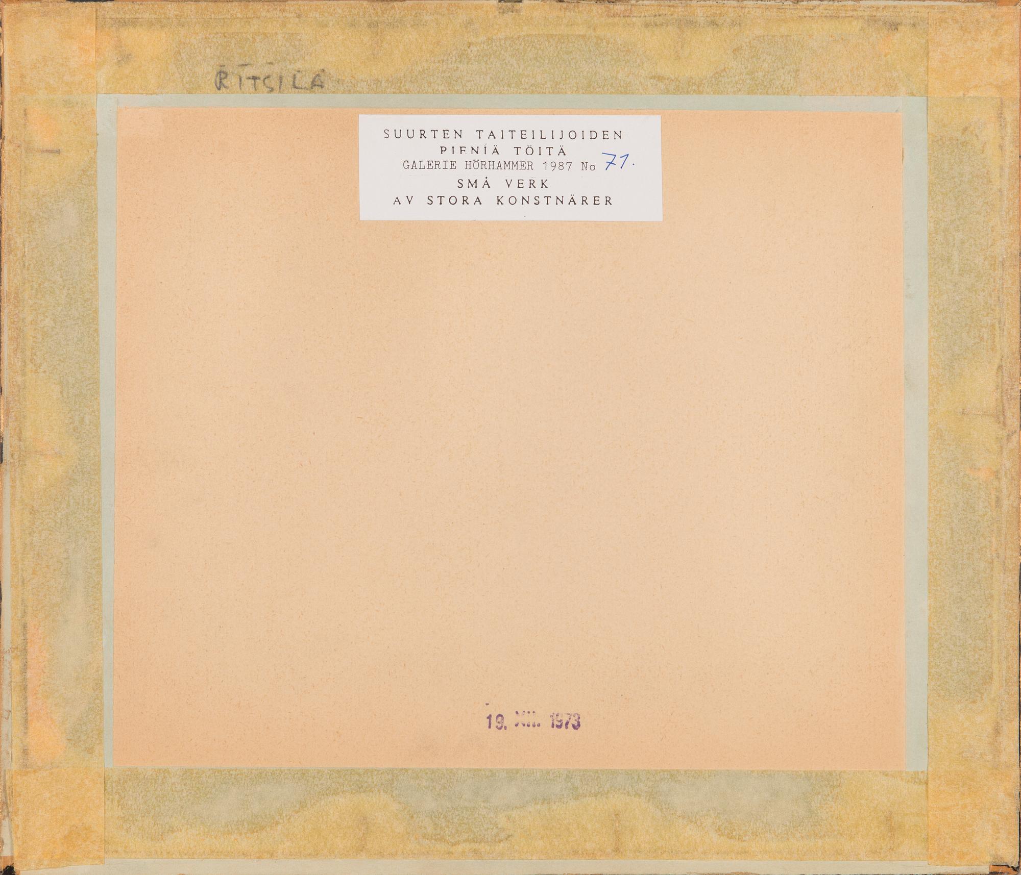 Hugo Simberg, The death on skates.