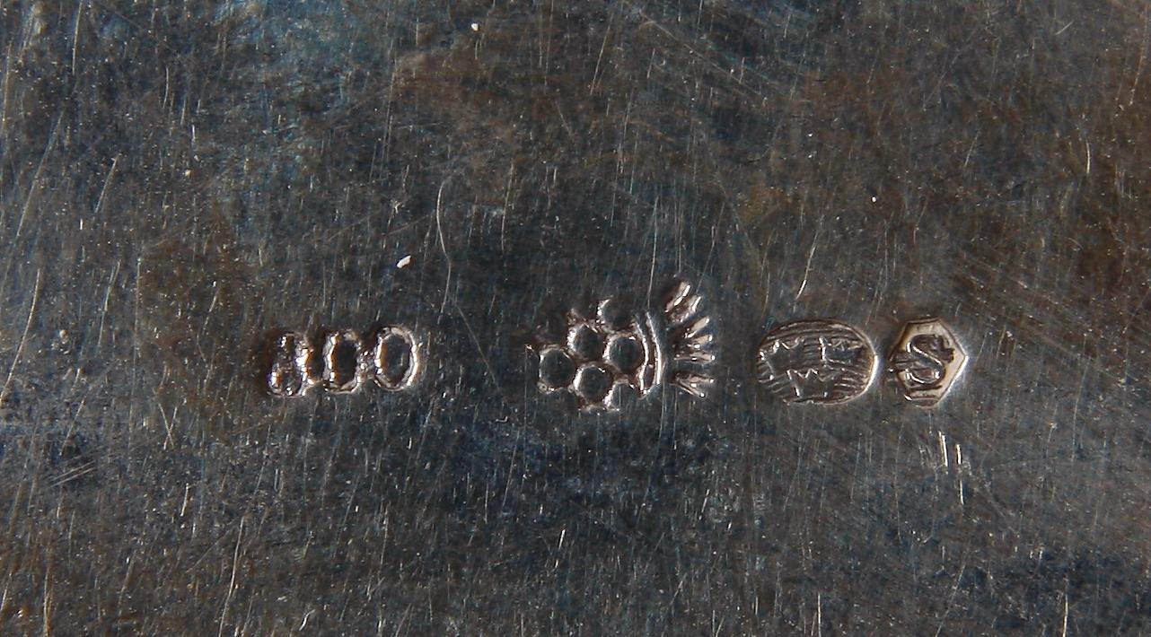 DOSOR, 12 st , silver. Olika länder och mästare. 1800/1900-tal.