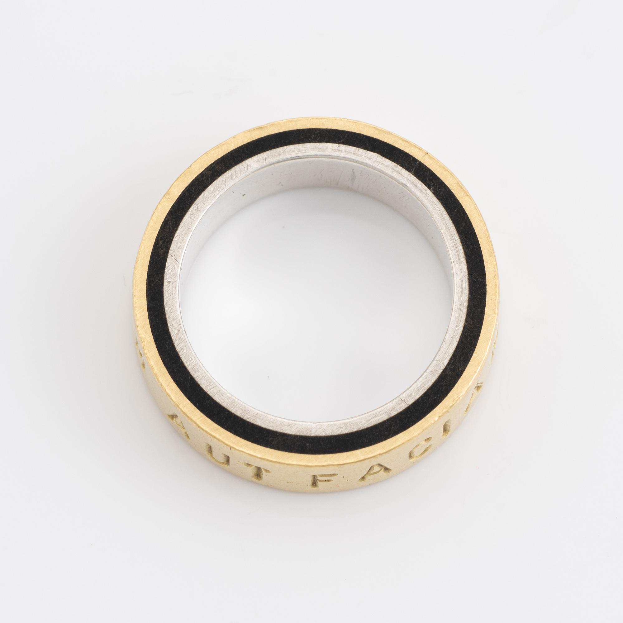 Elmqvist & Roll, sterling silver, bakelite , 18K guld.