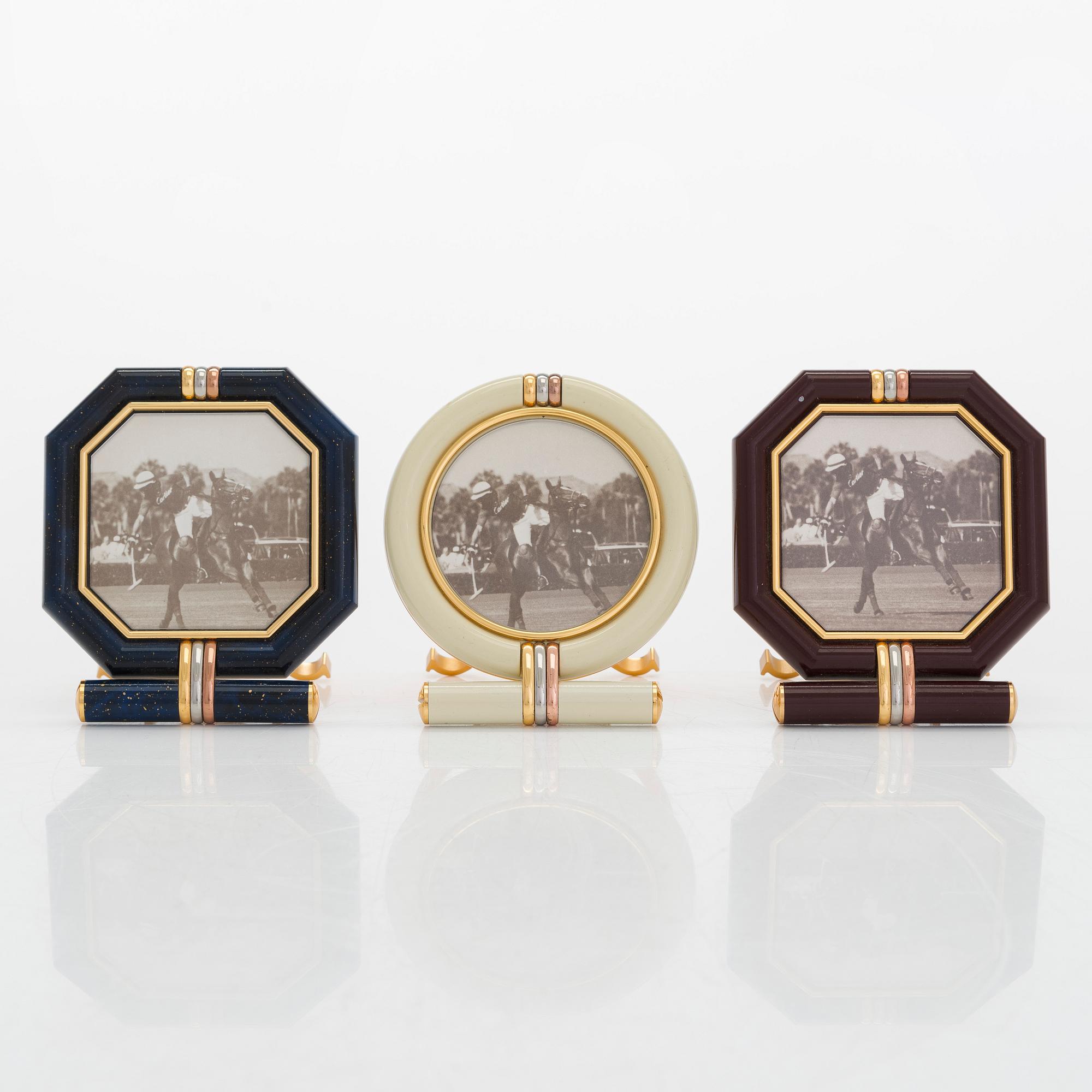 must de Cartier, fotografiramar, 3 st, 1980-tal.