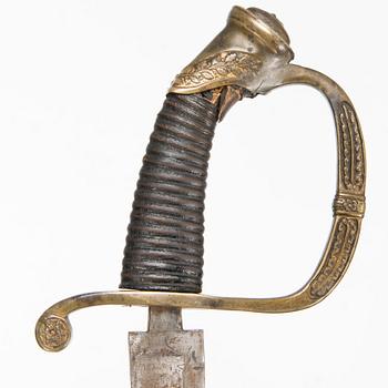 An Imperial Russian model 1841-65 infantry officer's sabre.