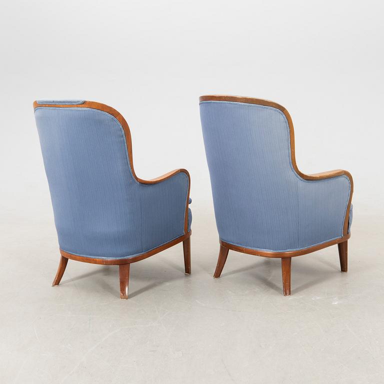 Carl Malmsten, 1 pair, "The Lawyer", mid/second half of the 20th century.