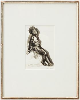 John-E Franzén, Model study.