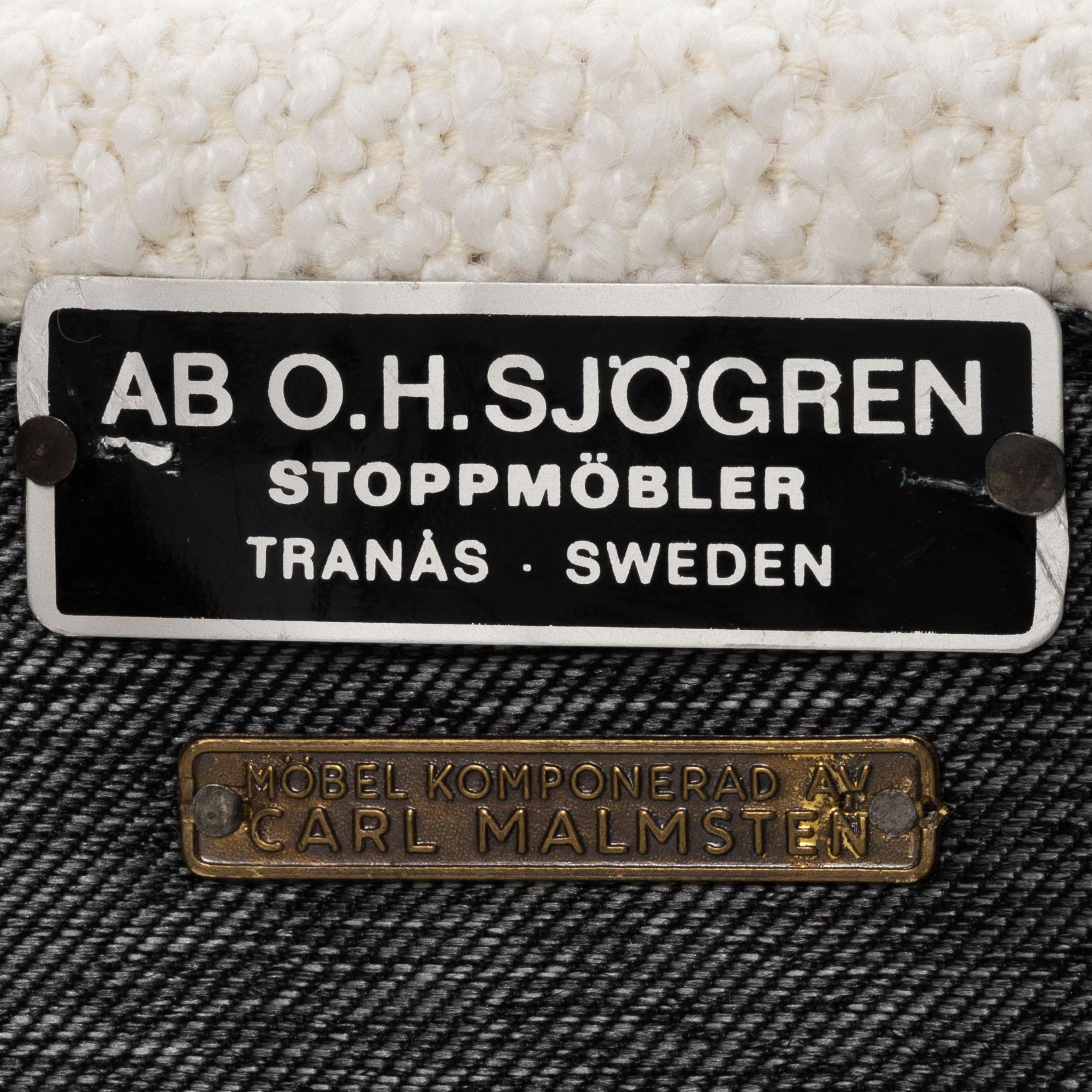 Carl Malmsten, soffa, "Patronen". OH Sjögren, 1900-talets andra hälft.
