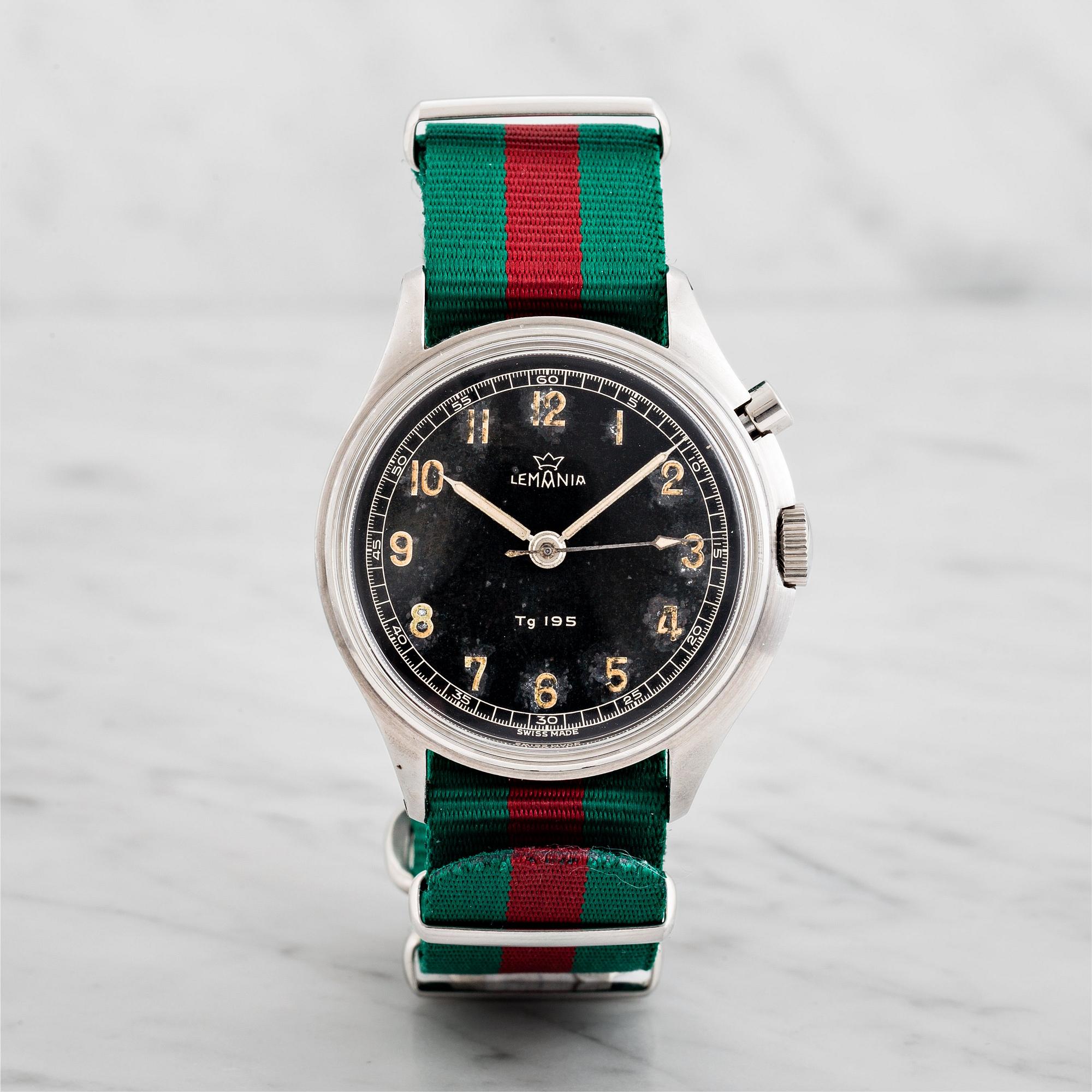 LEMANIA, Tg 195, "Tre Kronor", armbandsur, 40 mm,