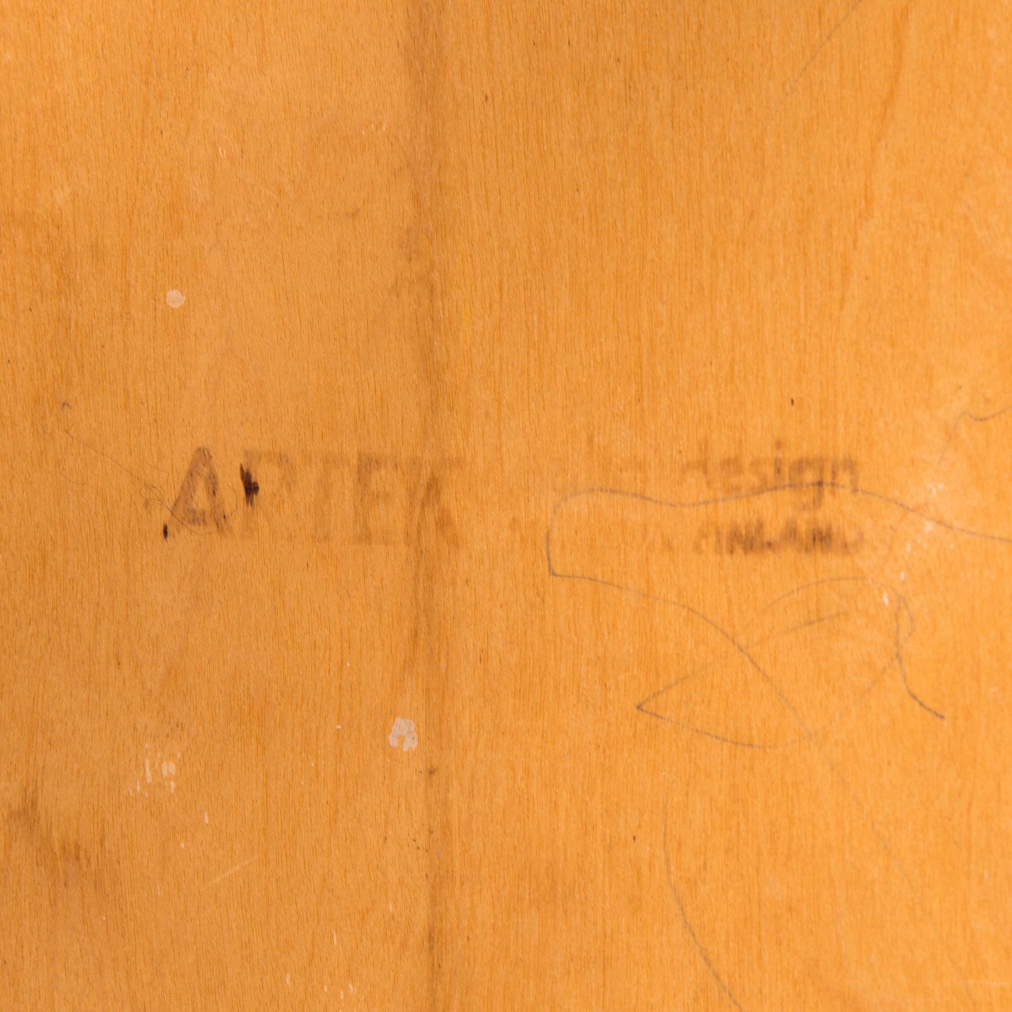 Alvar Aalto, a mid-20th century table for O.Y. Huonekalu-ja Rakennustyötehdas A.B.