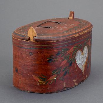 SVEPASK, allmoge. Hälsingland, märkt 1868.