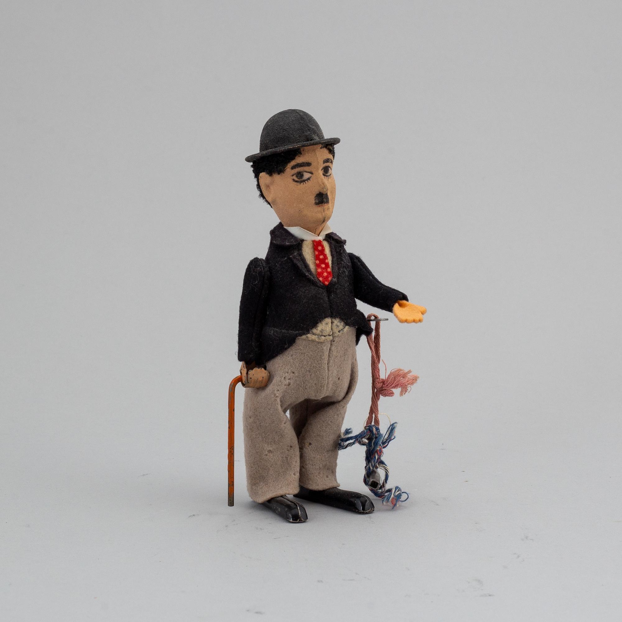 SCHUCO, mekanisk leksak "Charlie Chaplin", 1920-30-tal.