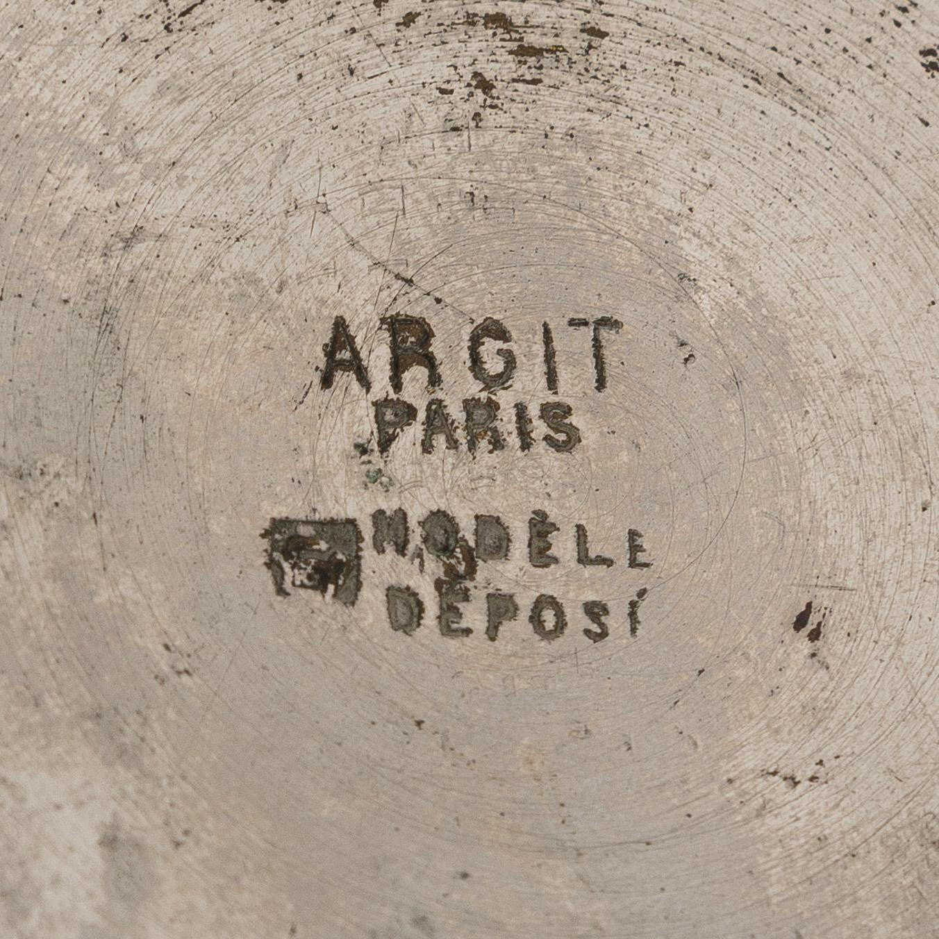 Champagne cooler, Pol Roger, Argit, France 1930s.