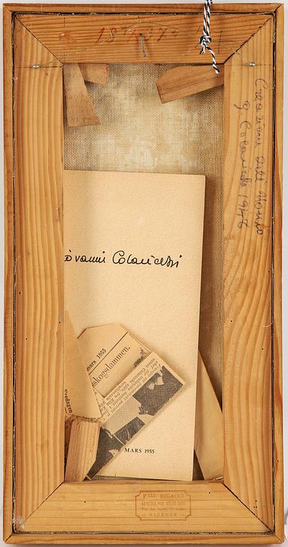 Giovanni Colacicchi, oil on canvas, signed.