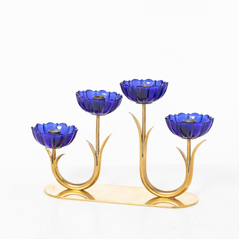 Gunnar Ander, candle holders 7 pcs, Ystad Metall. 20th century, second half.