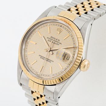 Rolex, Oyster Perpetual, Datejust, Chronometer, wristwatch, 36 mm.