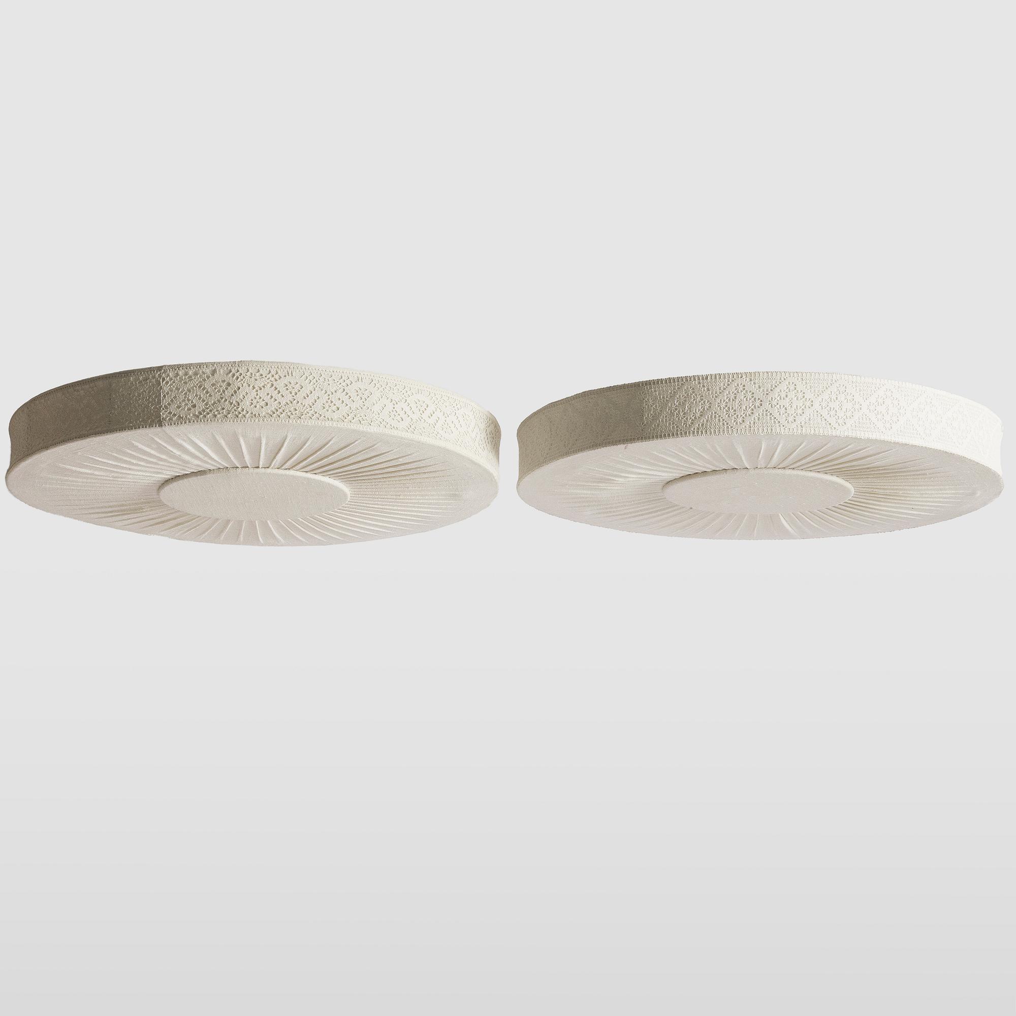 Takplafonder, ett par, Swedish Modern, 1940-tal.