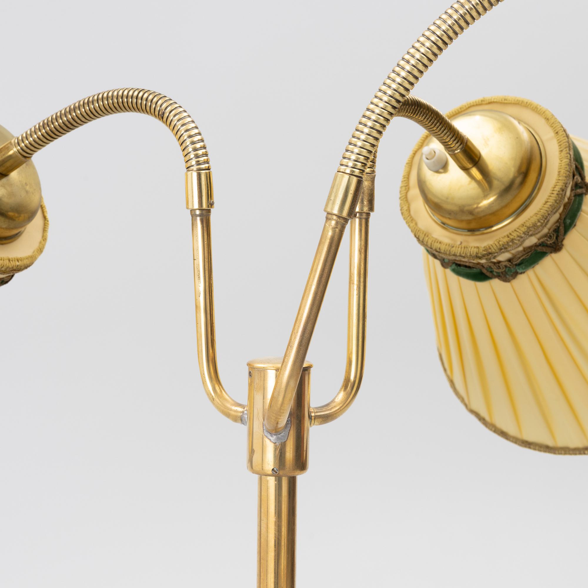 Floor lamp, mid-20th century.