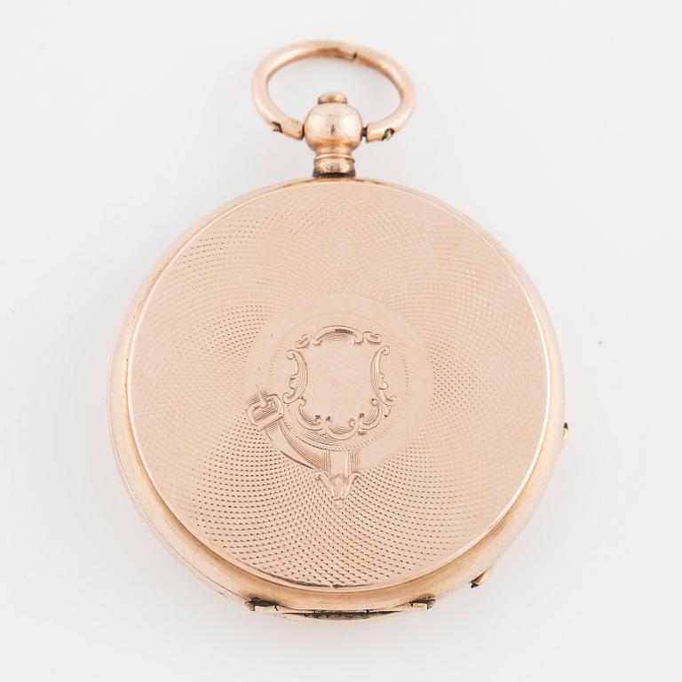 POCKET WATCH, savonette, 36,5 mm.