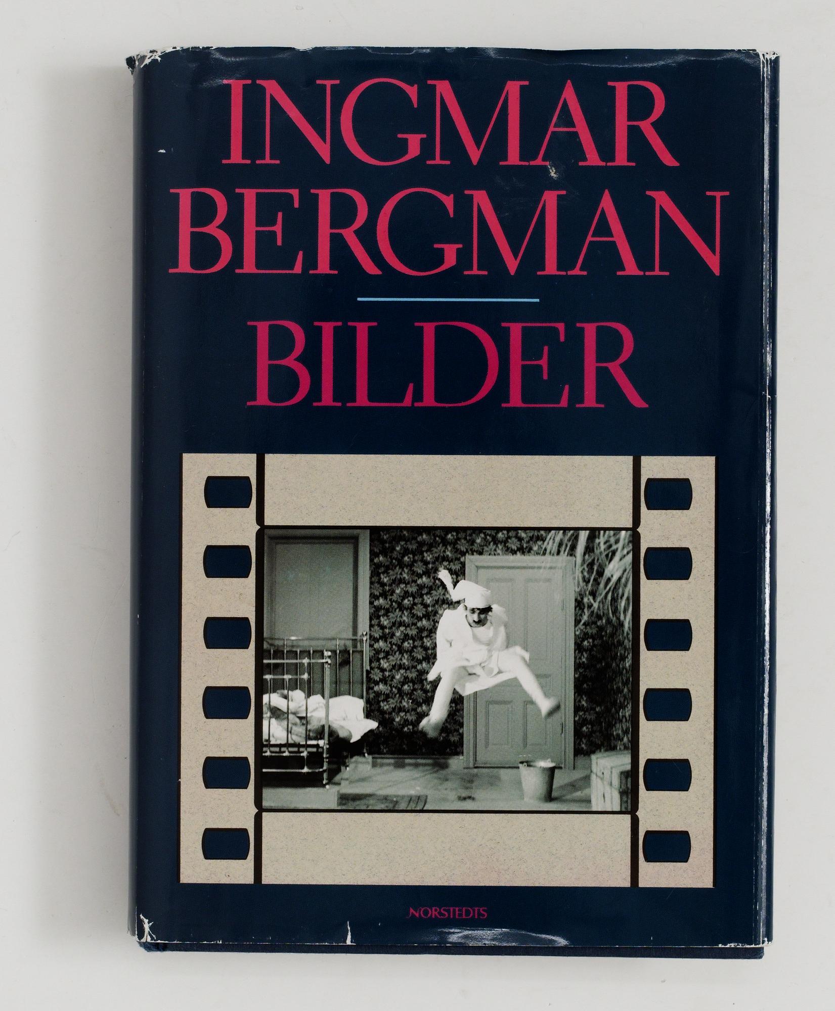 BÖCKER, 2 st,  Ingmar Bergman, "Bilder", Nordstedts förlag AB, Stockholm 1990 samt "En filmtrilogi", P.A Nordstedt & söners förlag, Stockholm 1963.